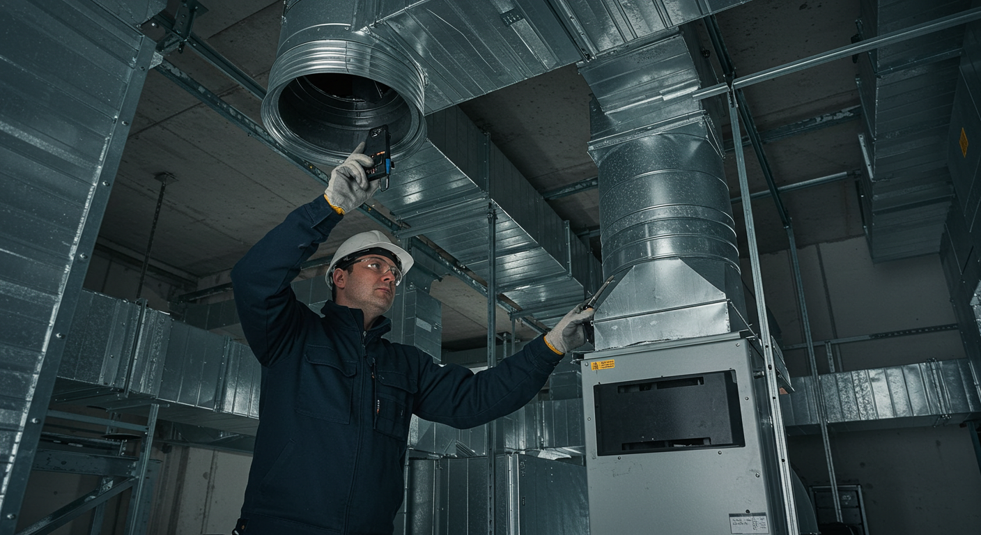 Maintenance des réseaux de ventilation